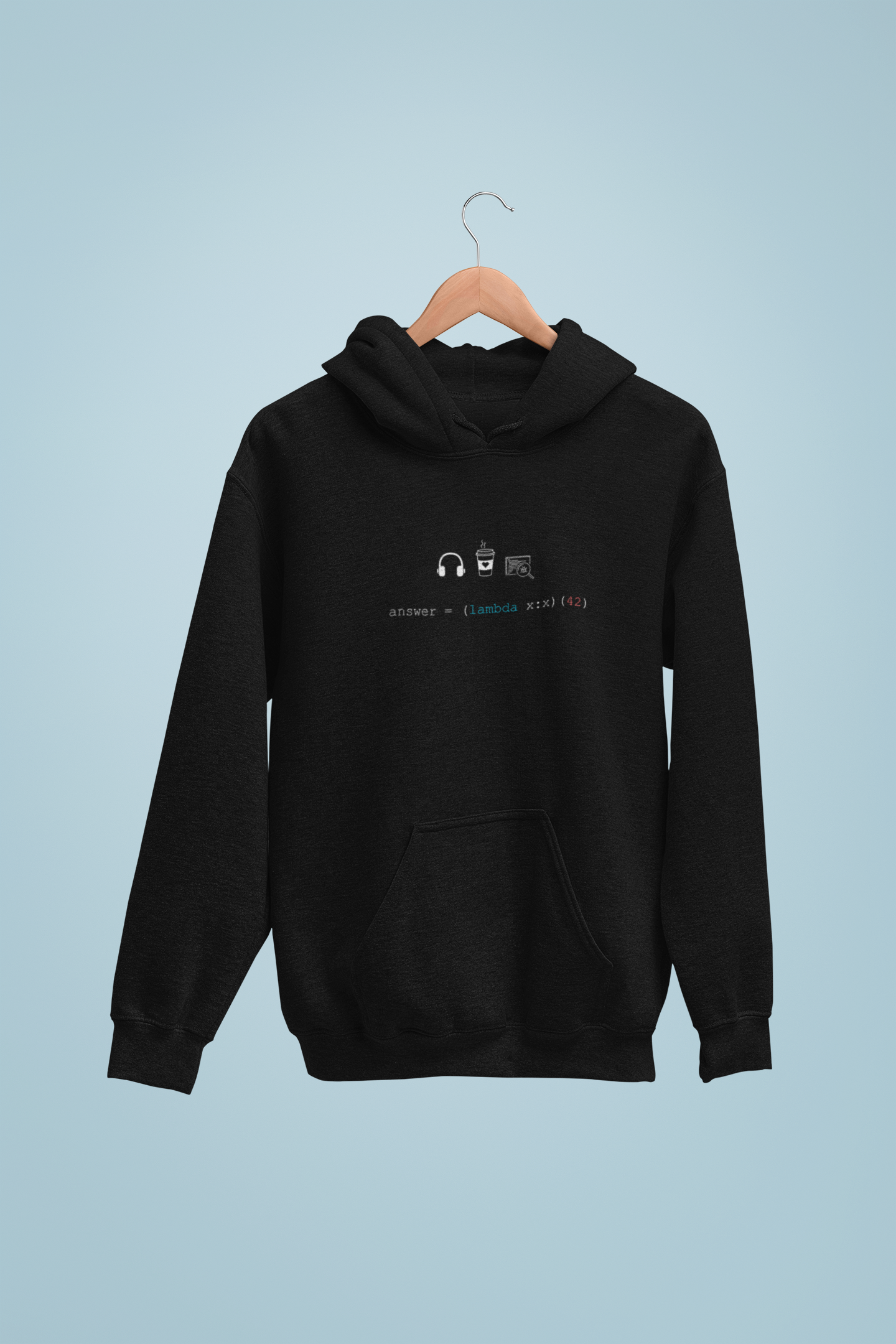 Meaning of life lambda python code Hoodie Computer Science