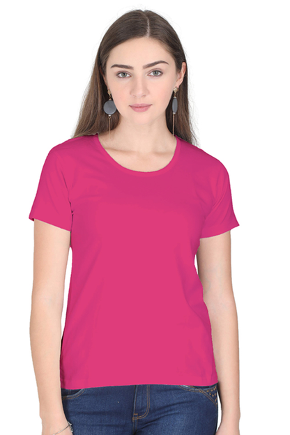 Round Neck Half Sleeve Classic T-Shirt for Women