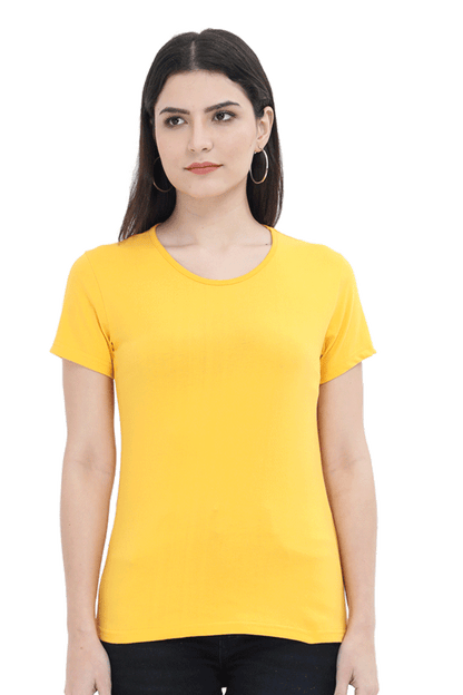 Round Neck Half Sleeve Classic T-Shirt for Women