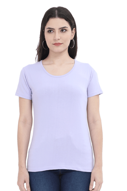 Round Neck Half Sleeve Classic T-Shirt for Women