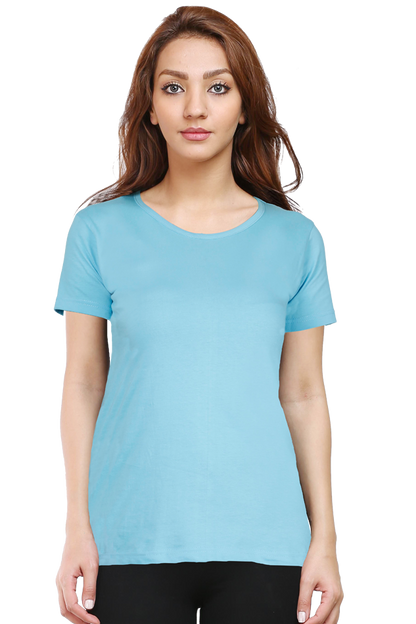 Round Neck Half Sleeve Classic T-Shirt for Women