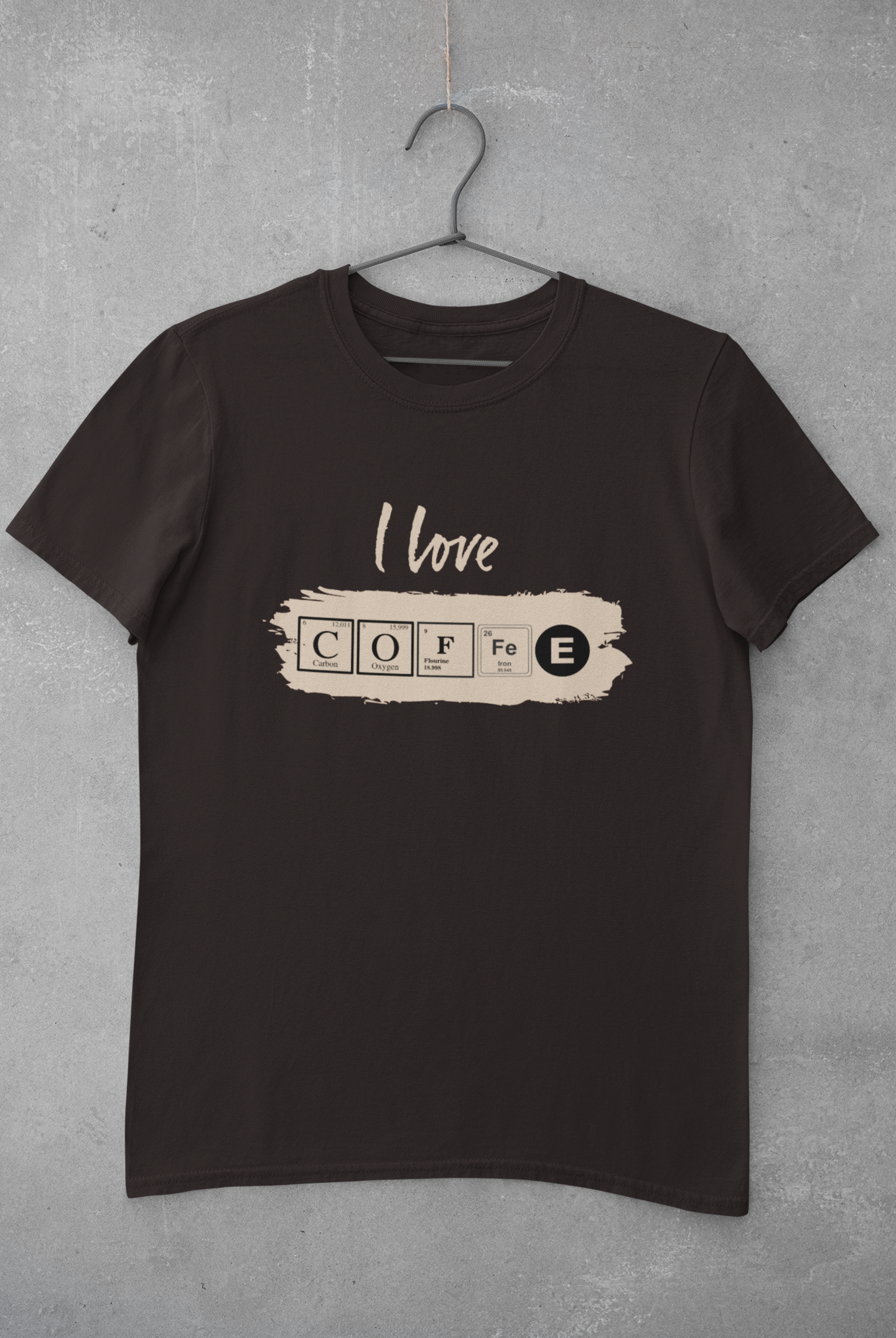 Chemistry lovers I love Coffee tshirt